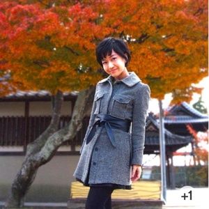 ZARA faux leather Obi belt/EUC